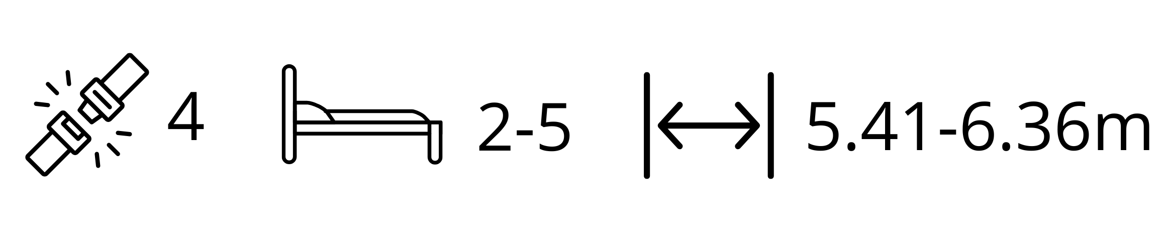 Roller Team Sport VAN matkabuss mõõdud