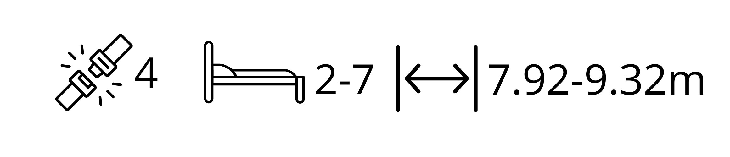 KABE matkaauto mõõdud