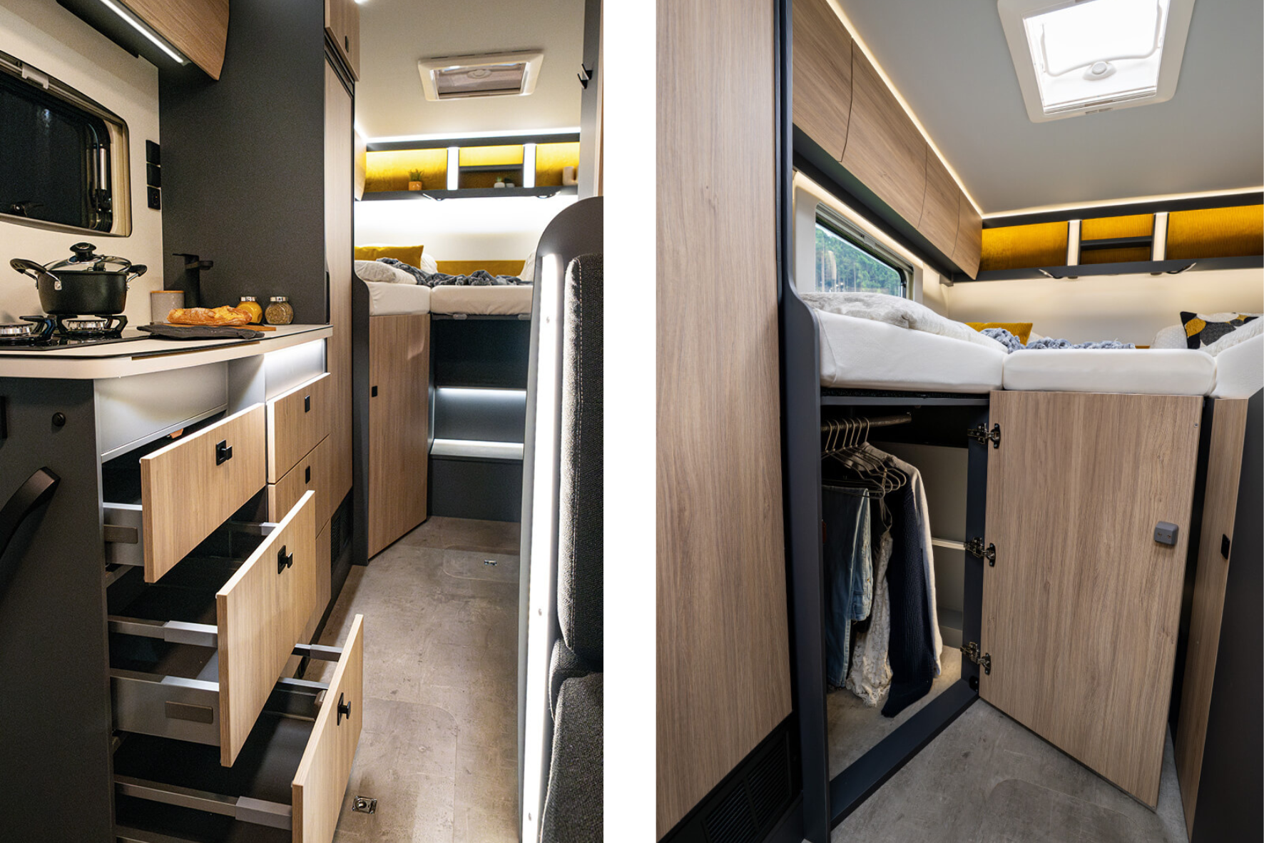 Frankia matkaauto interjöör Frankia matkaauto interjöör