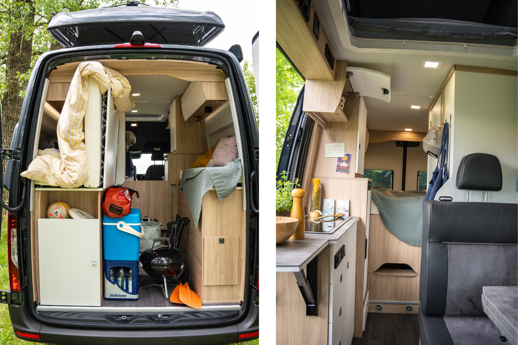 Yucon VAN matkaauto interjöör Yucon VAN matkaauto interjöör