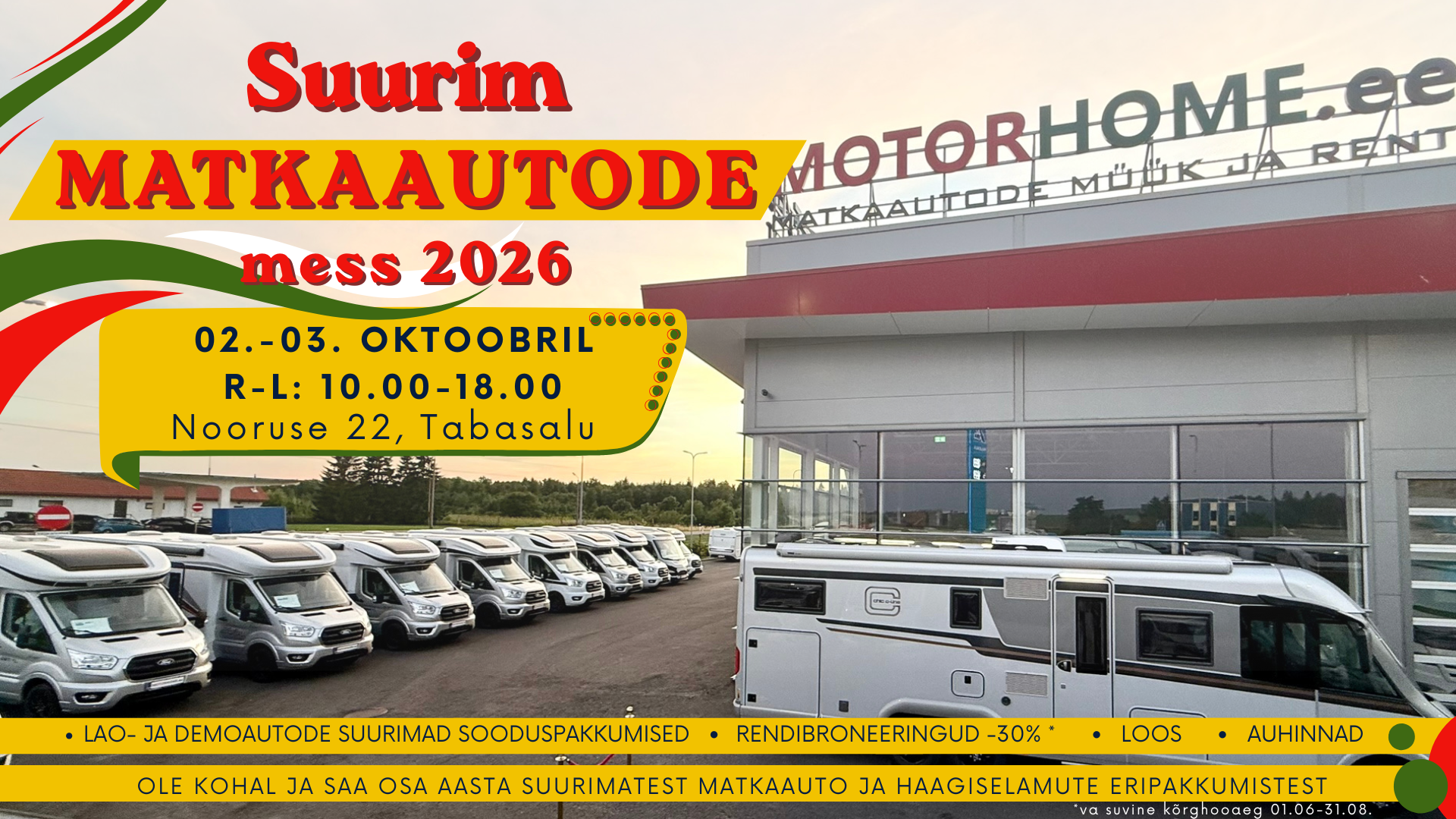 SUURIM MATKAAUTODE MESS 2026